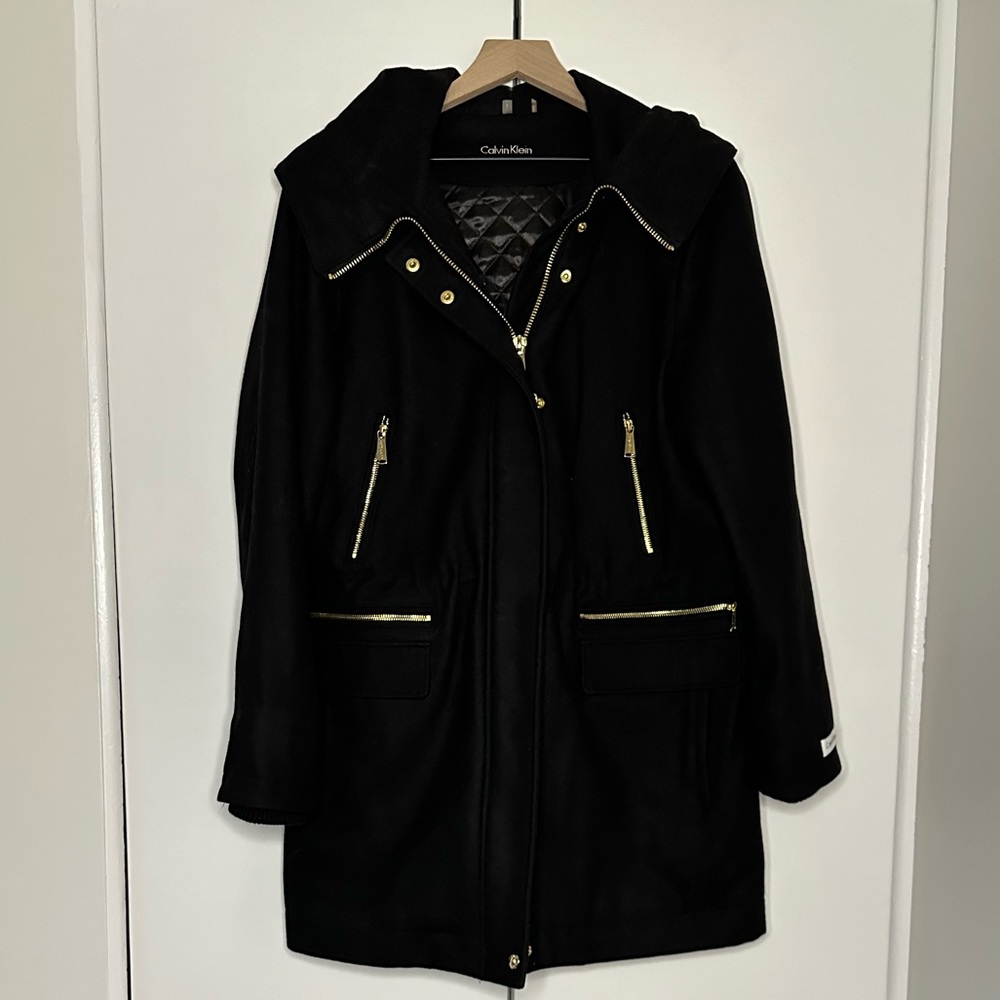 Calvin Klein Women’s Wool Pea Coat